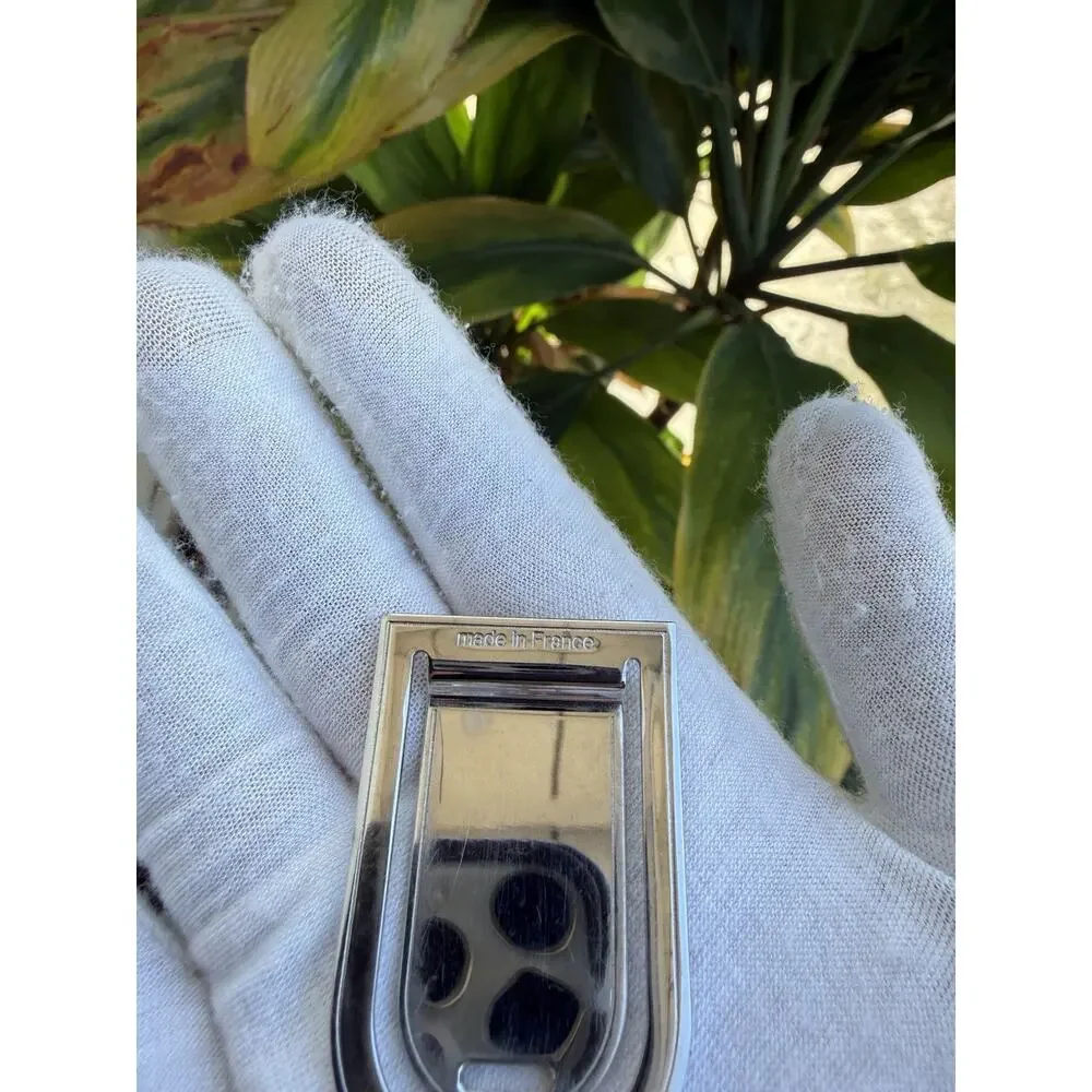 Louis Vuitton Pans A Vie Porto Silver Tone Money Clip Authentic